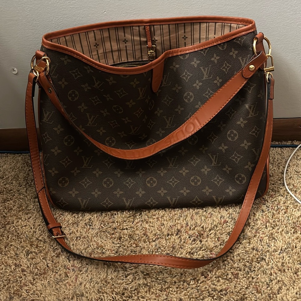 Fashion brown flower bag